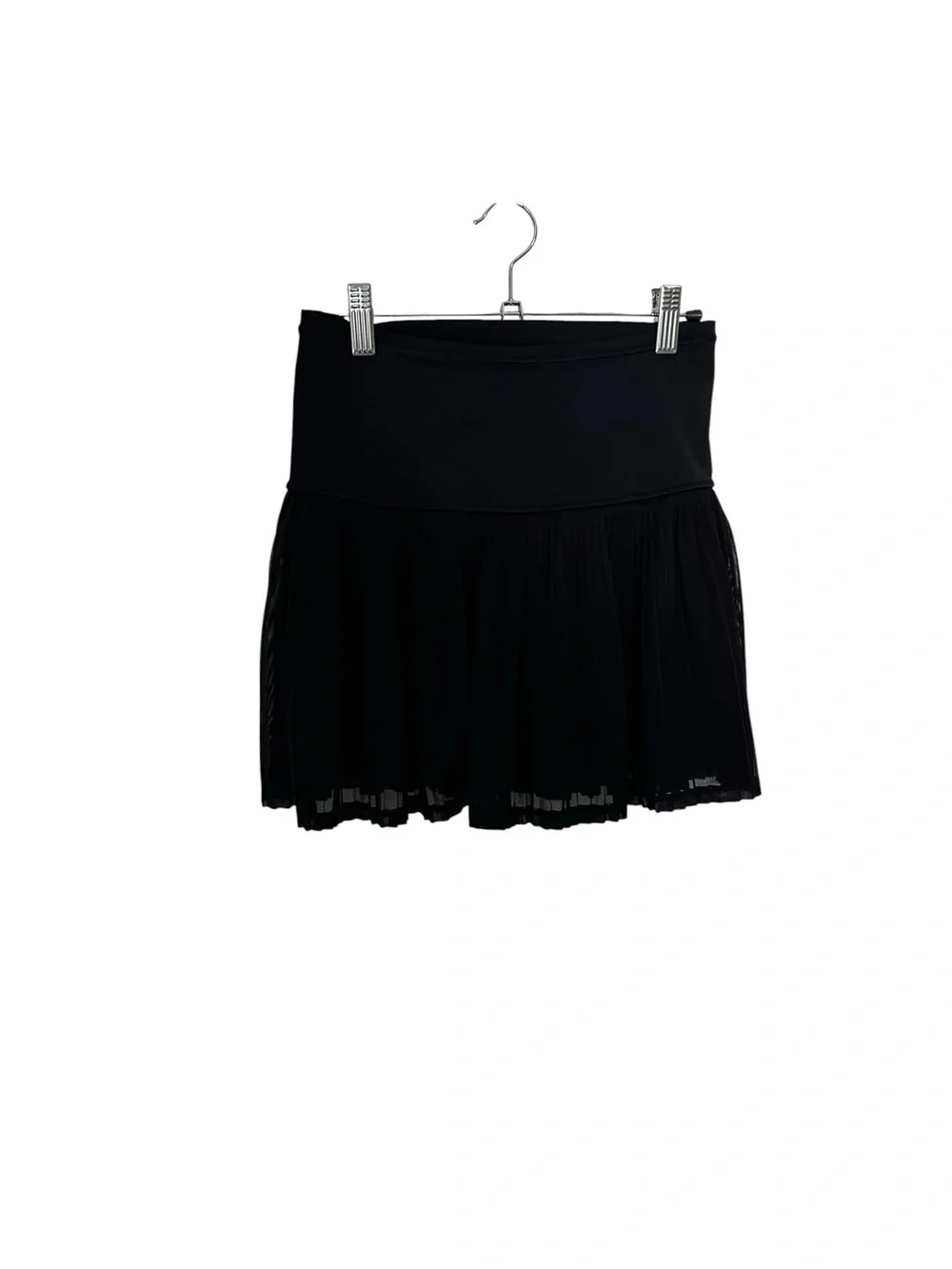 Athleta A Game Black Pleated Women's Skirt - Classic High-Waist Style XXS